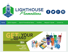 Tablet Screenshot of lighthouse-promo.com